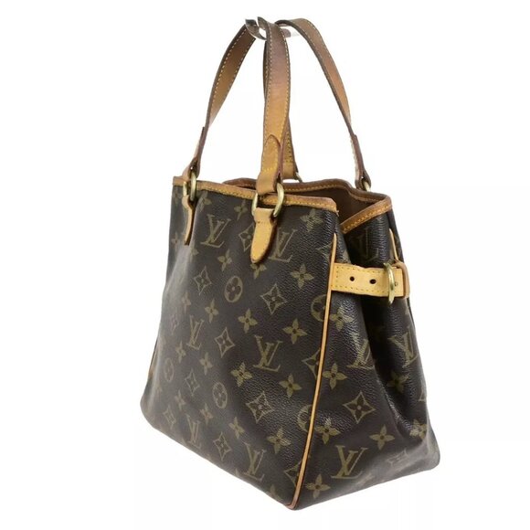 LOUIS VUITTON Logo Batignolles Hand Tote Bag Monogram Brown - Picture 4 of 14